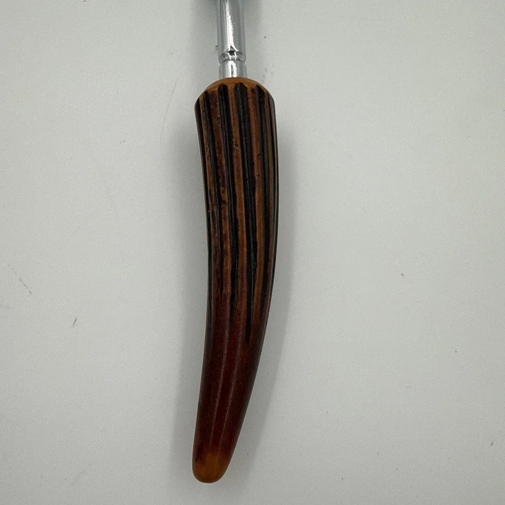 Vtg E.Parker &Sons Sheffield England Bakelite Stainless Steel Carving Fork